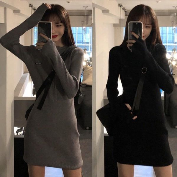 casual dresses knitted girl dress women's clothing spring autumn 2021 solid color straight soft and comfortable to be zippered, Black;gray
casual dresses knitted girl dress women's clothing spring autumn 2021 solid color straight soft and comfortable to be zippered, Black;gray