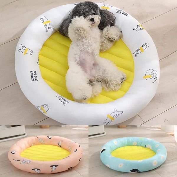 kennels & pens pp cotton dog bed mat cartoon printing cooling comfortable round pet sleeping cushion for summer
kennels & pens pp cotton dog bed mat cartoon printing cooling comfortable round pet sleeping cushion for summer