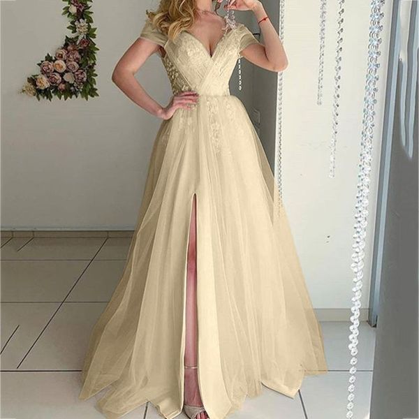 casual dresses off shoulder elegant princess dress v-neck sleeveless high split big swing solid color embroidery vintage 40#, Black;gray
casual dresses off shoulder elegant princess dress v-neck sleeveless high split big swing solid color embroidery vintage 40#, Black;gray