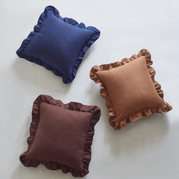 cushion/decorative pillow 45x45cm princess style flounce frill pillowcase cushion cover bedside soild color case for backrest sofa
cushion/decorative pillow 45x45cm princess style flounce frill pillowcase cushion cover bedside soild color case for backrest sofa