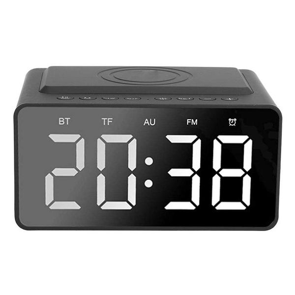 digital alarm clock, portable wireless bluetooth speaker stereo heavy bass with led time display for bedroom
digital alarm clock, portable wireless bluetooth speaker stereo heavy bass with led time display for bedroom