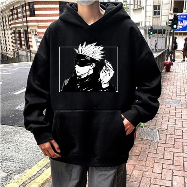 men's hoodies & sweatshirts janpanese anime jujutsu kaisen funny gojou satoru hooded harajuku cartoon women clothe winter, Black
men's hoodies & sweatshirts janpanese anime jujutsu kaisen funny gojou satoru hooded harajuku cartoon women clothe winter, Black