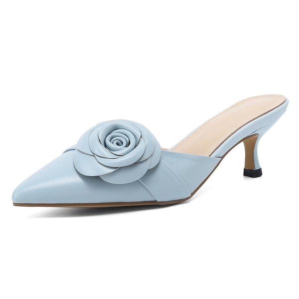 2021 fashion woman sandals genuine leather summer pointed toe high heels sweet flower dress party casual slippers shoes woman 40, Black
2021 fashion woman sandals genuine leather summer pointed toe high heels sweet flower dress party casual slippers shoes woman 40, Black