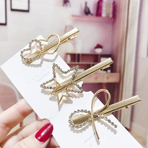 hair clips & barrettes for women fashion crystal star bow hairpin simple heart-shaped student accessories girls jewelry wholesale, Golden;silver
hair clips & barrettes for women fashion crystal star bow hairpin simple heart-shaped student accessories girls jewelry wholesale, Golden;silver