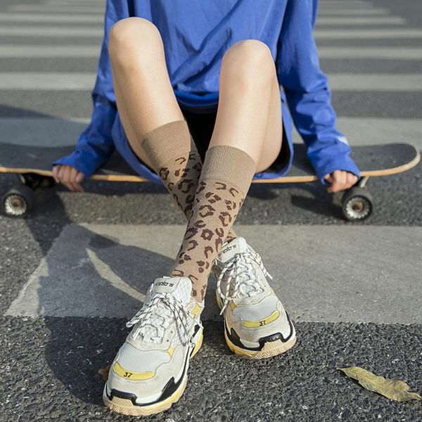 socks & hosiery 2021 women 1 pair long cotton leopard color fashion spring woman printed novelty lady, Black;white
socks & hosiery 2021 women 1 pair long cotton leopard color fashion spring woman printed novelty lady, Black;white