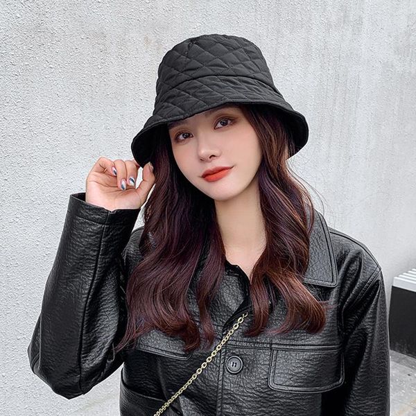 wide brim hats fashion solid color lattice women hat autumn winter warm soft bucket panama cap foldable portable fisherman, Blue;gray
wide brim hats fashion solid color lattice women hat autumn winter warm soft bucket panama cap foldable portable fisherman, Blue;gray