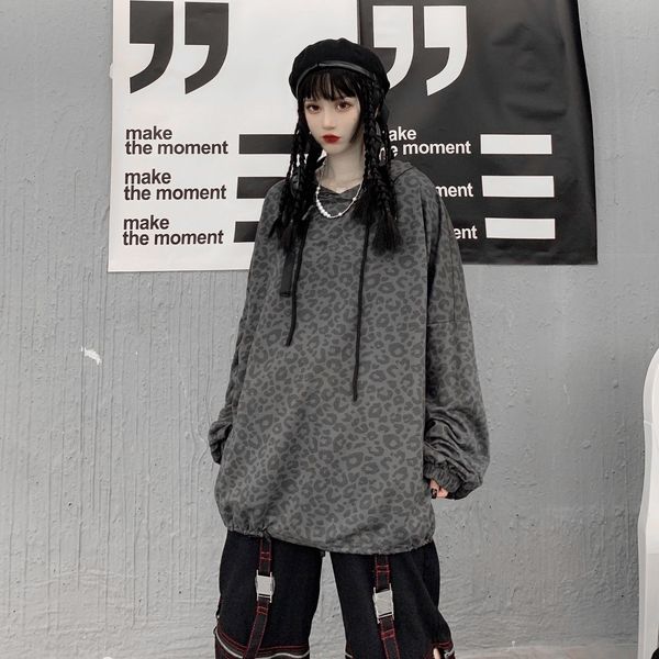 2021 new hip-hop harajuku style dark leopard print hooded sweatshirt for men and women loose oversize fashion 0uaz, Black
2021 new hip-hop harajuku style dark leopard print hooded sweatshirt for men and women loose oversize fashion 0uaz, Black