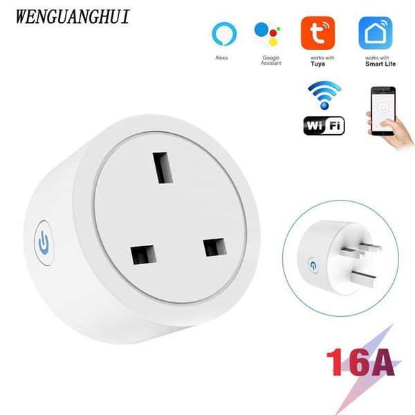 smart power plugs eu/uk/us wifi socket plug 16a remote voice control monitor outlet work with alexa google home life tuya app
smart power plugs eu/uk/us wifi socket plug 16a remote voice control monitor outlet work with alexa google home life tuya app