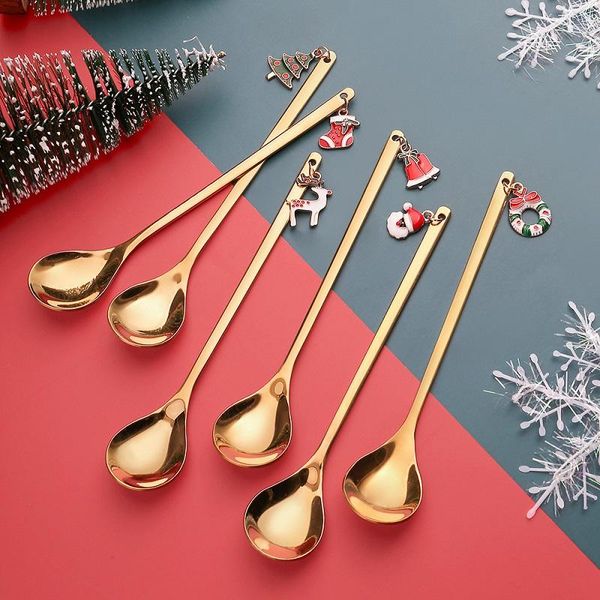 spoons coffee spoon mixing scoops stirring stainless steel christmas gift box set party table ornaments
spoons coffee spoon mixing scoops stirring stainless steel christmas gift box set party table ornaments