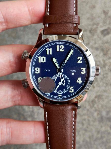 st quality mens watch borwn leather strap blue face stainless steel automatic mechanical movement men wristwatch sapphire glass business spo, Slivery;brown
st quality mens watch borwn leather strap blue face stainless steel automatic mechanical movement men wristwatch sapphire glass business spo, Slivery;brown