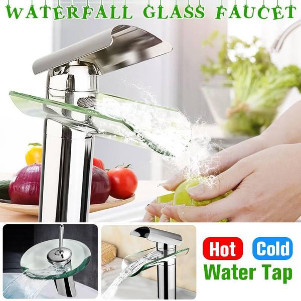modern glass waterfall bathroom faucet chrome brass basin sink mixer tap single handle water faucet deck mounted
modern glass waterfall bathroom faucet chrome brass basin sink mixer tap single handle water faucet deck mounted