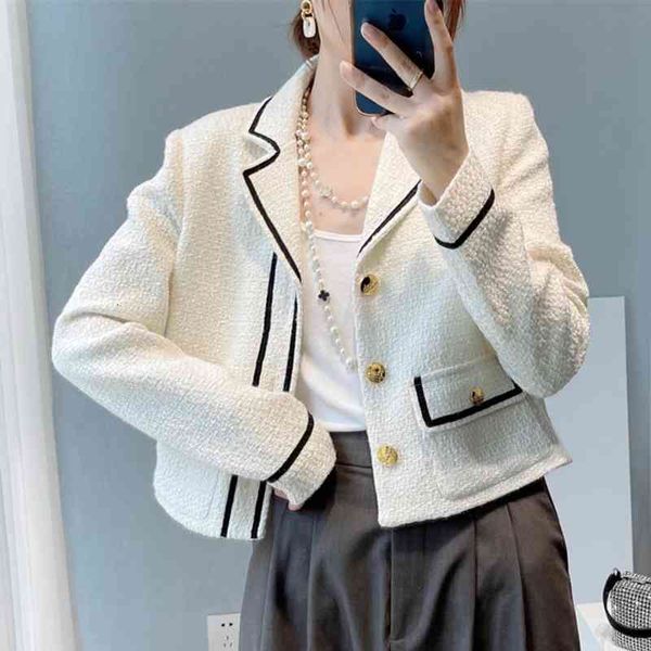 women's jackets high-end french vintage short coat temperament business tweed jacket outwear women autumn winter casual woolen clothes, Black;brown
women's jackets high-end french vintage short coat temperament business tweed jacket outwear women autumn winter casual woolen clothes, Black;brown