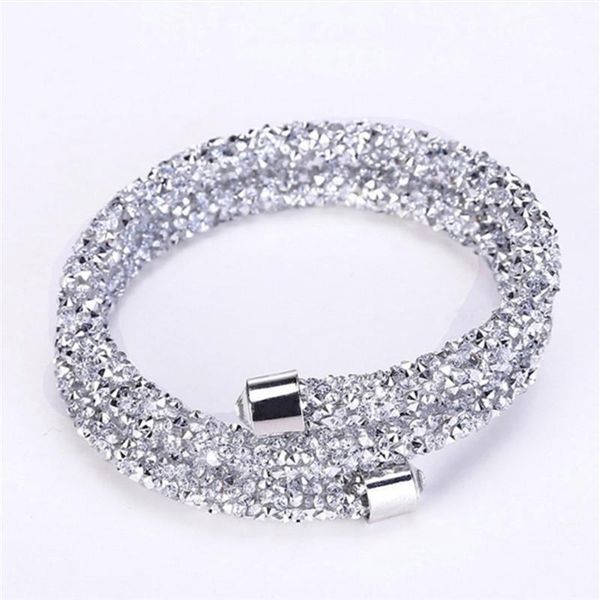 charm bracelets 2021 fashion double crystal collection two laps wrap bracelet full pave rhinestone bangle for women, Golden;silver
charm bracelets 2021 fashion double crystal collection two laps wrap bracelet full pave rhinestone bangle for women, Golden;silver