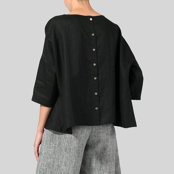 women's blouses & shirts zanzea women elegant blouse summer o neck 3/4 sleeve work shirt casual chemise solid buttons blusas plus size, White
women's blouses & shirts zanzea women elegant blouse summer o neck 3/4 sleeve work shirt casual chemise solid buttons blusas plus size, White