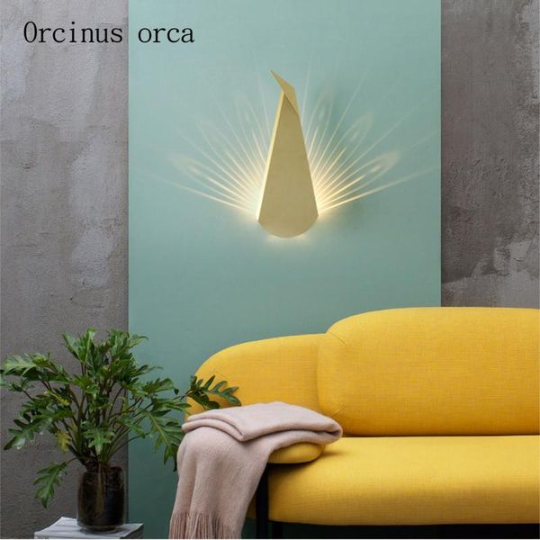 wall lamp nordic modern peacock living room corridor bedroom bedside creative personality led color iron
wall lamp nordic modern peacock living room corridor bedroom bedside creative personality led color iron