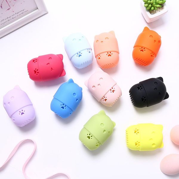sponges, applicators & cotton 1pc silicone face powder puff sponge box cat style makeup drying holder portable stand make up tools
sponges, applicators & cotton 1pc silicone face powder puff sponge box cat style makeup drying holder portable stand make up tools