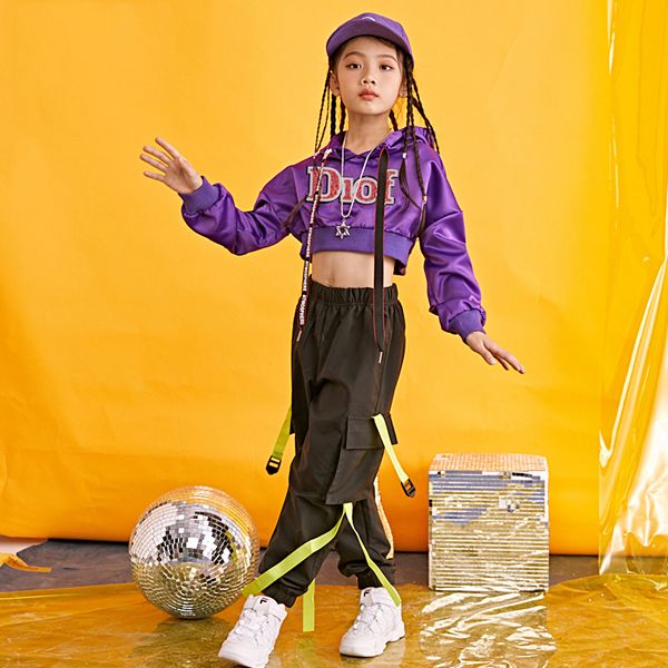 2021 new hip hop girls hooded pants kids jazz dance costumes performer street dancing clothes child modern stage dancewear, Black;red
2021 new hip hop girls hooded pants kids jazz dance costumes performer street dancing clothes child modern stage dancewear, Black;red