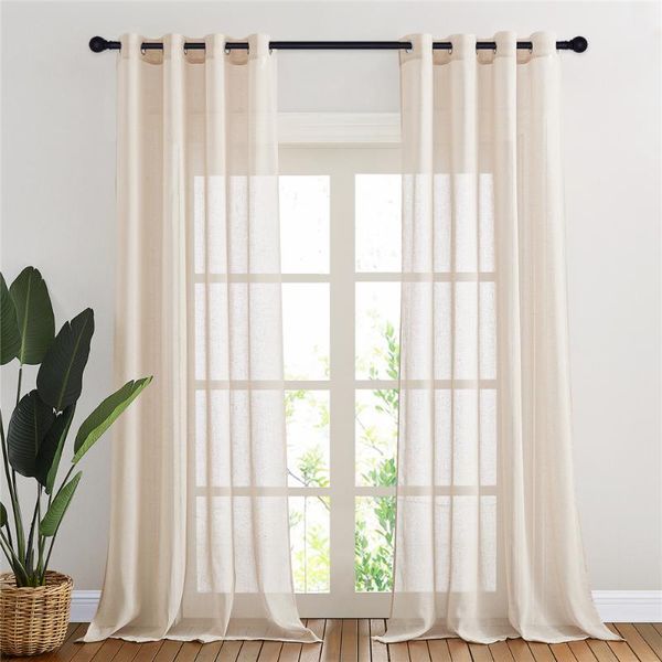 curtain & drapes nicetown 1pc white sheer linen curtains natural open elegant vertical semitransparent panels for farmhouse french door
curtain & drapes nicetown 1pc white sheer linen curtains natural open elegant vertical semitransparent panels for farmhouse french door