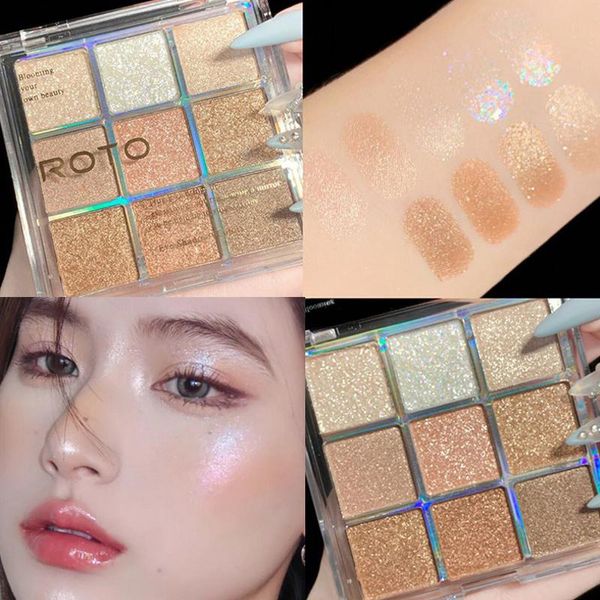 eye shadow waterproof eyeshadow pallete 9 colors diamond matte glitter nude long lasting pigments makeup palette
eye shadow waterproof eyeshadow pallete 9 colors diamond matte glitter nude long lasting pigments makeup palette