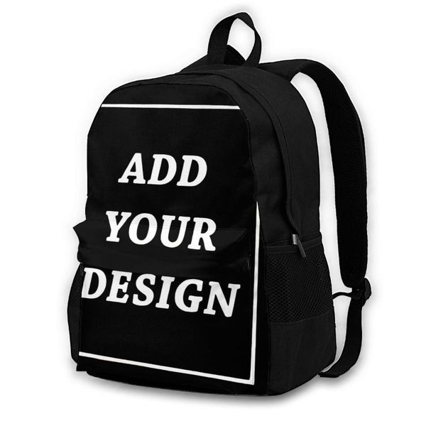 backpack custom backpacks streetwear polyester elementary school girl print bags