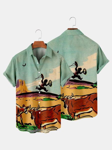 men's casual shirts 2021 summer fashion mens short sleeve turn-down-collar shirt animal oil painting, White;black
men's casual shirts 2021 summer fashion mens short sleeve turn-down-collar shirt animal oil painting, White;black