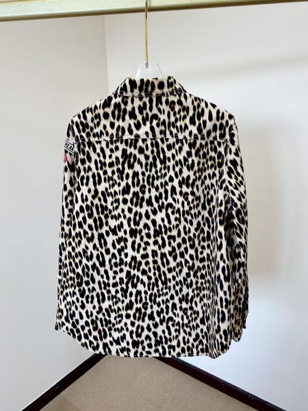 women's jackets leopard print jacket women 100% cotton turn-down single breasted letter embroidery pockets female vintage long sleeve c, Black;brown
women's jackets leopard print jacket women 100% cotton turn-down single breasted letter embroidery pockets female vintage long sleeve c, Black;brown