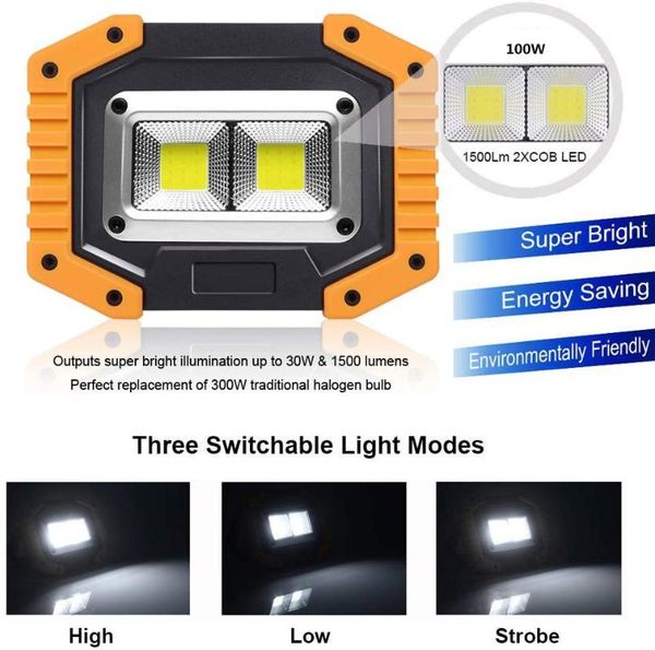 portable lanterns led work light rechargeable cob lamp waterproof flood with bracket suitable for outdoor car repair
portable lanterns led work light rechargeable cob lamp waterproof flood with bracket suitable for outdoor car repair