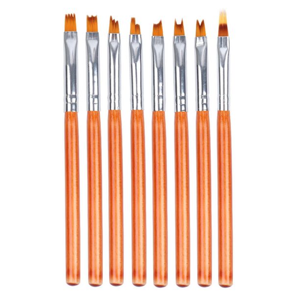 nail art brush 8 pcs/set painting brush set uv gel flower drawing pen wood handle manicure nail art polish tools dhl, Yellow
nail art brush 8 pcs/set painting brush set uv gel flower drawing pen wood handle manicure nail art polish tools dhl, Yellow