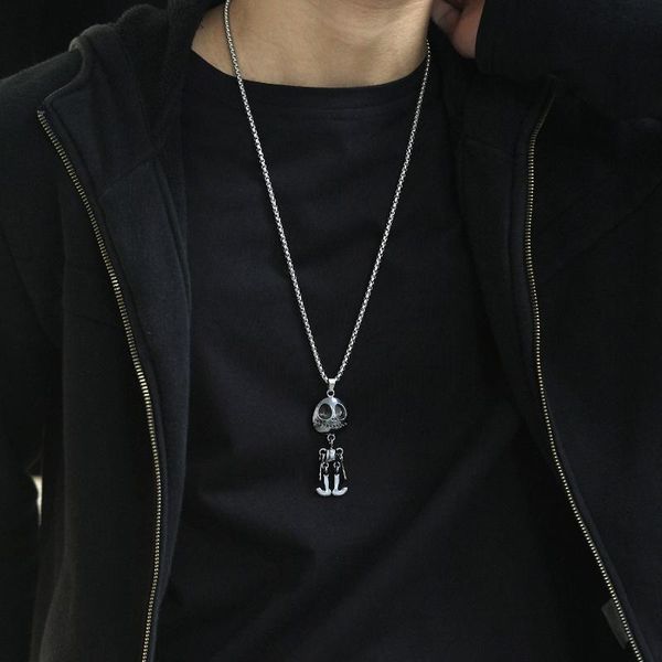 chains jialy european fashion punk alien charm pendant stainless steel necklace sweater chain for girl boy jewelry gift, Silver
chains jialy european fashion punk alien charm pendant stainless steel necklace sweater chain for girl boy jewelry gift, Silver