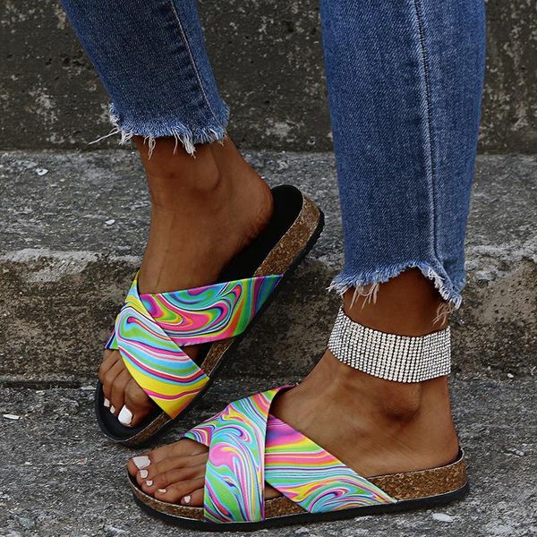 fashion cows print slippers women summer flat sandals open toe ladies shoes low heels beach slides women flip flops shoes, Black
fashion cows print slippers women summer flat sandals open toe ladies shoes low heels beach slides women flip flops shoes, Black