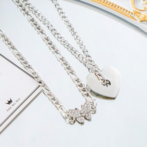 pendant necklaces 2021 multi-style lady butterfly heart-shaped cross animal necklace fashion sweater boho jewelry wholesale, Silver
pendant necklaces 2021 multi-style lady butterfly heart-shaped cross animal necklace fashion sweater boho jewelry wholesale, Silver