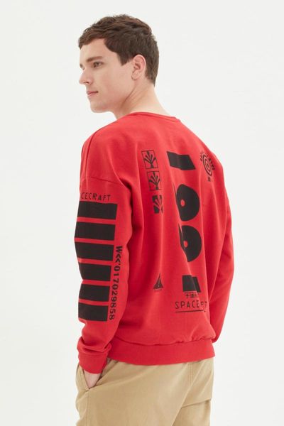men's hoodies & sweatshirts trendyol male printed oversize fit sweatshirt tmnaw22sw0801, Black
men's hoodies & sweatshirts trendyol male printed oversize fit sweatshirt tmnaw22sw0801, Black