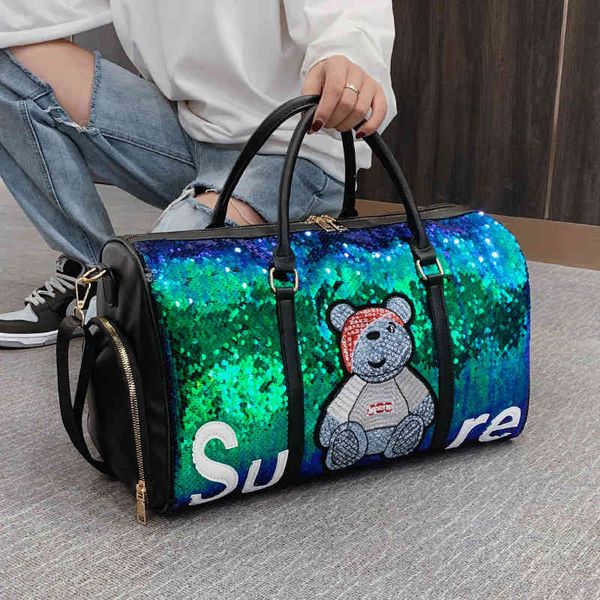 sequin bear fitness bag fashion yoga shoe warehouse sports training hand large capacity travel, Blue;pink
sequin bear fitness bag fashion yoga shoe warehouse sports training hand large capacity travel, Blue;pink