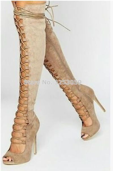 boots almudena ladies nude black suede lace-up cross strappy long thin high heels open toe sandal nightclub stage shoes
boots almudena ladies nude black suede lace-up cross strappy long thin high heels open toe sandal nightclub stage shoes