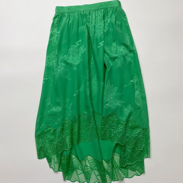 2021 100% silk summer new fashion all-match print lace ee green irregular elegant skirt women yy0i, Black
2021 100% silk summer new fashion all-match print lace ee green irregular elegant skirt women yy0i, Black