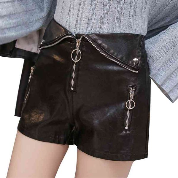 s-xl washed pu leather shorts women fashion slim boots trousers zipper high waist mini plus size female 210601, White;black
s-xl washed pu leather shorts women fashion slim boots trousers zipper high waist mini plus size female 210601, White;black