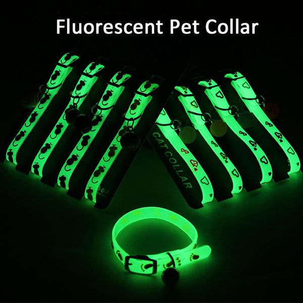 cat collars & leads 1pc pet with bells puppy charm adjustable glow necklace collar for small dogs cats chihuahua supplies
cat collars & leads 1pc pet with bells puppy charm adjustable glow necklace collar for small dogs cats chihuahua supplies