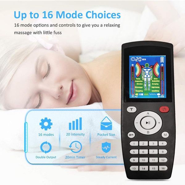 electric massagers led display16 modes ems pulse massager herald tens machine therapy low frequency physiotherapy device
electric massagers led display16 modes ems pulse massager herald tens machine therapy low frequency physiotherapy device