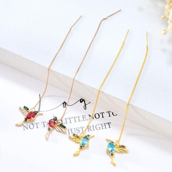 dangle & chandelier elegant simulation hummingbird earrings for women drop jewelry wholesale, Silver
dangle & chandelier elegant simulation hummingbird earrings for women drop jewelry wholesale, Silver