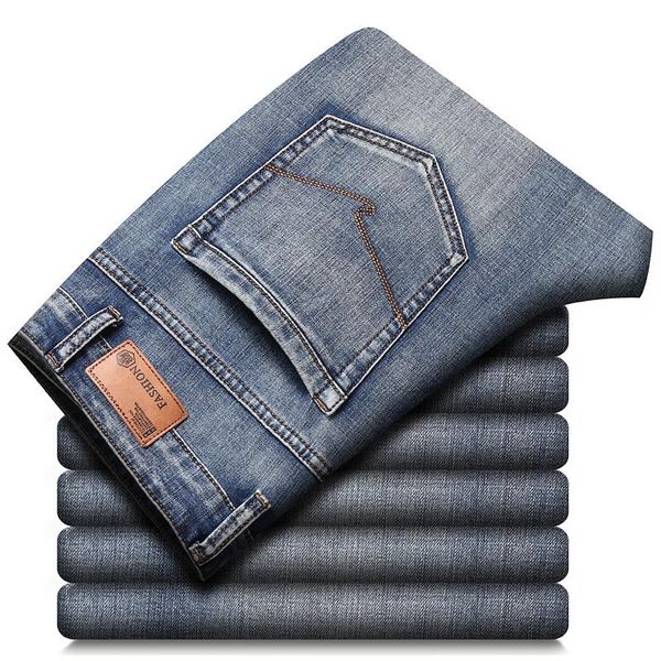 men's jeans blue gray 2021 spring autumn anti-theft zipper design stretch straight-leg denim pants male brand trousers,315
men's jeans blue gray 2021 spring autumn anti-theft zipper design stretch straight-leg denim pants male brand trousers,315