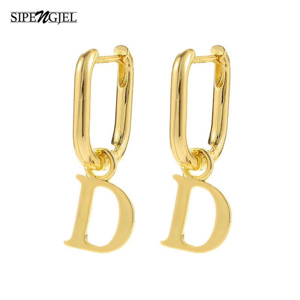 hoop & huggie fashion 1 pair initial letter geometric oval earrings gold small for women alphabet jewelry 2021 trend, Golden;silver
hoop & huggie fashion 1 pair initial letter geometric oval earrings gold small for women alphabet jewelry 2021 trend, Golden;silver
