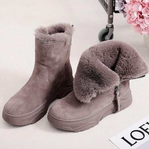 boots 2021 winter women snow thick bottom plush shoes zipper fashion white warm fur ankle, Black
boots 2021 winter women snow thick bottom plush shoes zipper fashion white warm fur ankle, Black