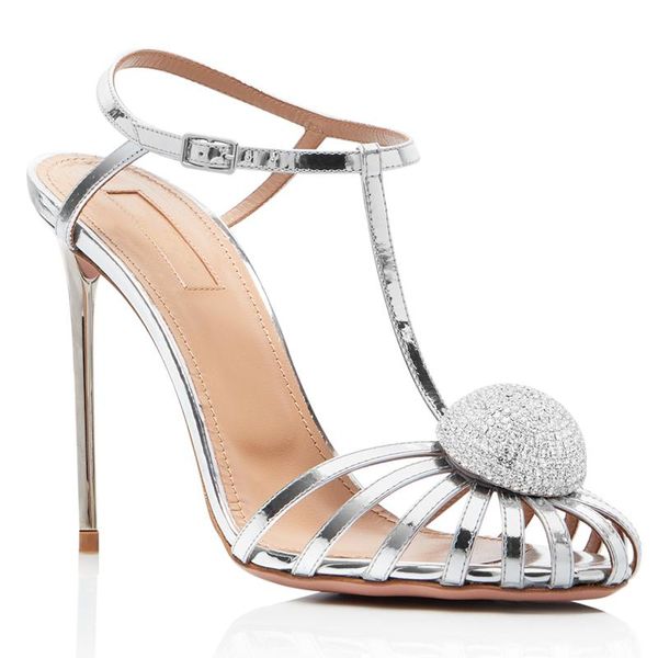 sandals silver leather women gladiator narrow strap crystal summer prom party pumps thin high heels black sandalias femmes
sandals silver leather women gladiator narrow strap crystal summer prom party pumps thin high heels black sandalias femmes