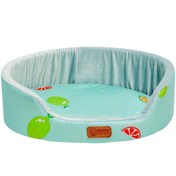 kennels & pens dog bed cushion round oxford cloth waterproof pet mat cave non slip cats sleeping detachable beds for small dogs