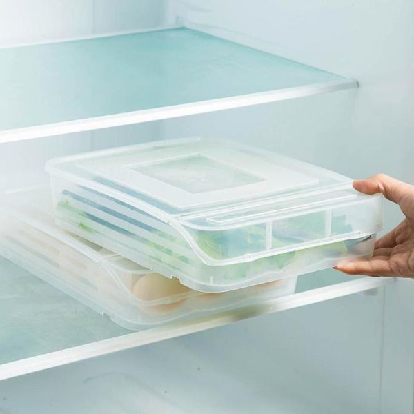 storage bottles & jars 15 grid eggs holder dispencer dumpling box refrigerator food container space-saving boxes organizer
storage bottles & jars 15 grid eggs holder dispencer dumpling box refrigerator food container space-saving boxes organizer