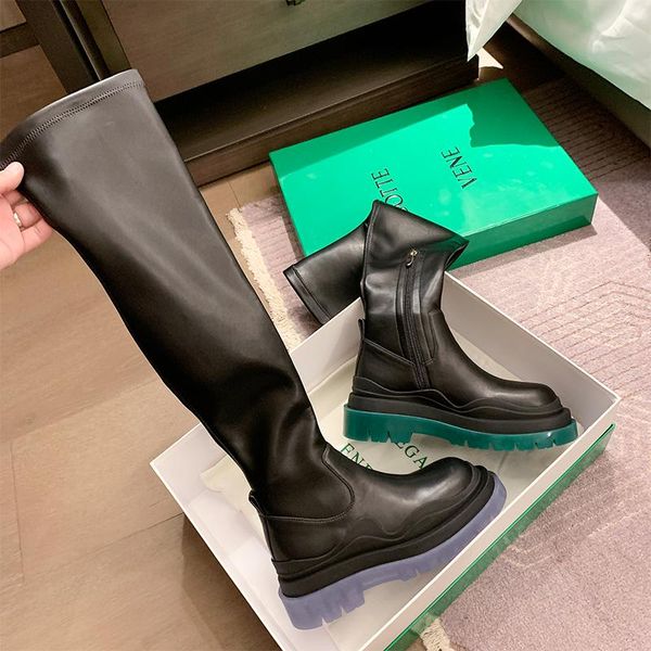 boots brand chen wanwan evening women's knee high elastic thick soles autumn and winter 2021 thin xbv boo, Black
boots brand chen wanwan evening women's knee high elastic thick soles autumn and winter 2021 thin xbv boo, Black