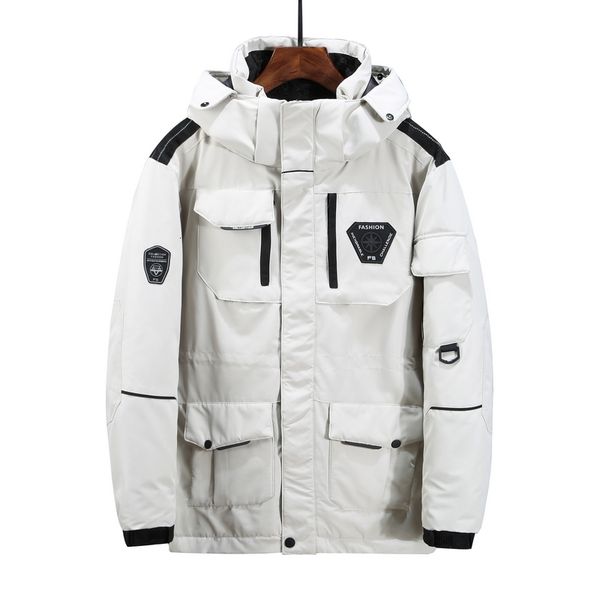 -30 degree winter couple puffer jacket women's thicken warm 90% white duck down jackets mens waterproof shiny parka coat fashion, Black
-30 degree winter couple puffer jacket women's thicken warm 90% white duck down jackets mens waterproof shiny parka coat fashion, Black
