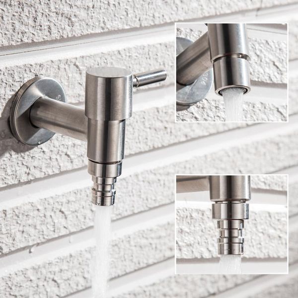 bathroom sink faucets wall mounted 304 stainless steel garden faucet home single cold water tap washing machine mop pool outdoor
bathroom sink faucets wall mounted 304 stainless steel garden faucet home single cold water tap washing machine mop pool outdoor