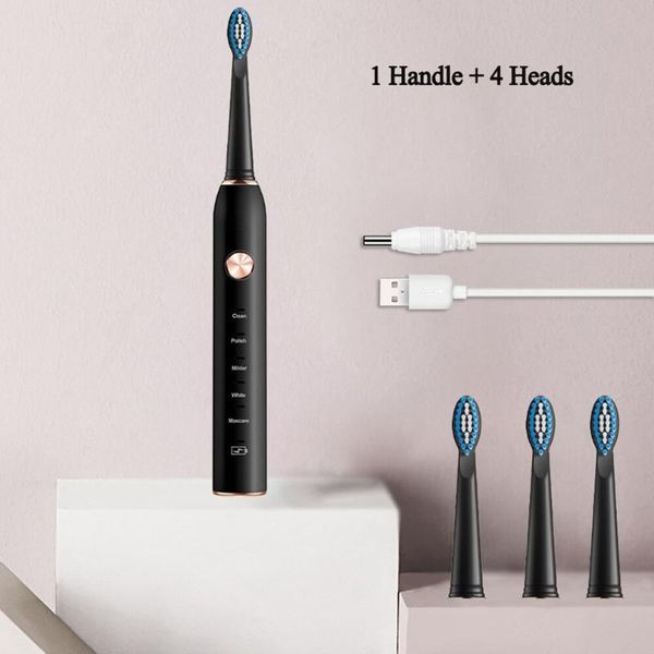 smart electric toothbrush usb rechargeable soft bristled charging 5 modes ultrasonic automatic brushing timer waterproof
smart electric toothbrush usb rechargeable soft bristled charging 5 modes ultrasonic automatic brushing timer waterproof