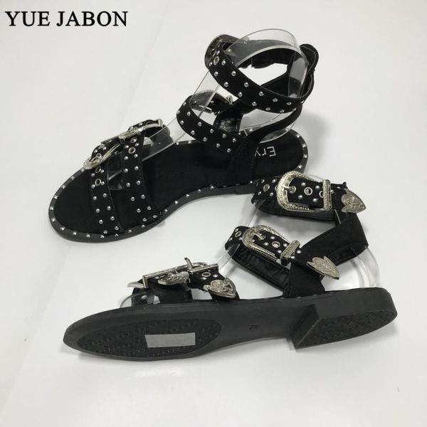 black summer flat woman sandals shoes buckle strap female party casual sandals shoes rivets ankle wrap women
black summer flat woman sandals shoes buckle strap female party casual sandals shoes rivets ankle wrap women